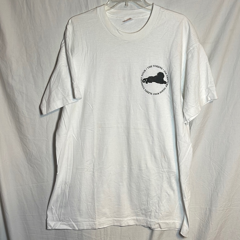 The Tokens 21st Century Tour Shirt XL Signed Single Stitch Band USA Fruit Loom